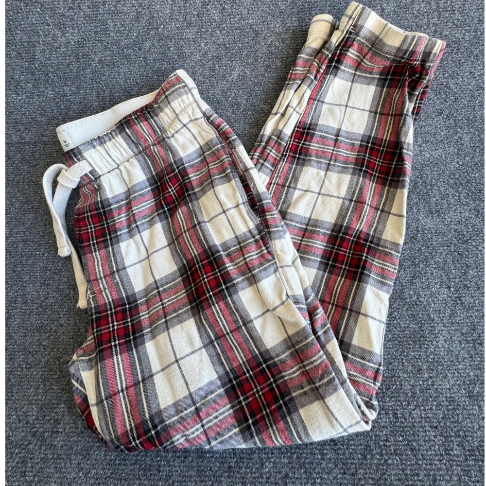 Abercrombie & Fitch Red Plaid Soft A&F Sleep Pajama Jogger Pants Womens Medium